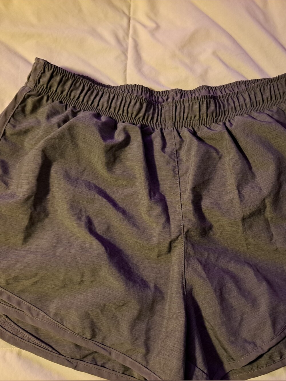 Ladies Nike Large Athletic Dryfit  Shorts in Gray